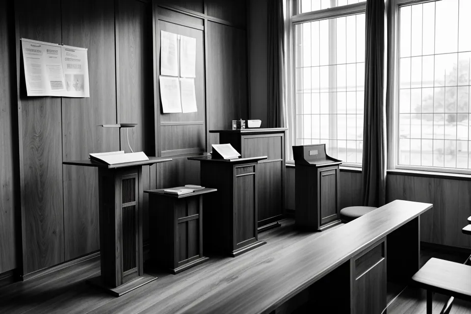 Mains organisant des diapositives imprimées sur un bureau en bois.